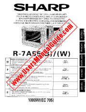 Ansicht R-7A55 pdf Bedienungsanleitung, Französisch
