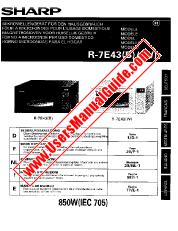 Ver R-7E43 pdf Manual de operaciones, francés