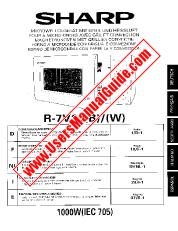View R-7V16 pdf Operation Manual, extract of language Italian