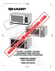 Ver R-84STM/874M/884M pdf Manual de Operación, Libro de cocina, Inglés