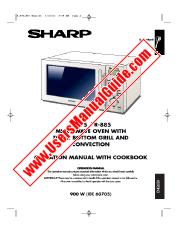 Ver R-875/885 pdf Manual de operaciones, libro de cocina, inglés