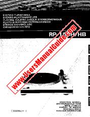 View RP-155H/HB pdf Operation Manual, English, German, French, Spanish, Swedish, Italian