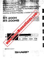 View RT-200H/HB pdf Operation Manual, English, German, French, Spanish, Swedish, Italian