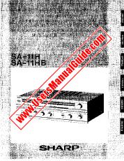 Voir SA-11H/HB pdf Manuel d'utilisation, anglais, allemand, français, espagnol, italien, suédois