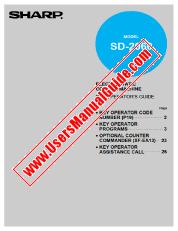 Ver SD-2060 pdf Manual de Operación Inglés KEY Guía de Operación