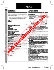 Vezi SD-AT1000H pdf Manual de funcționare, extractul de limba germană