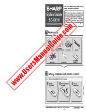 Ver SD-CX1H pdf Manual de operación, guía rápida, inglés