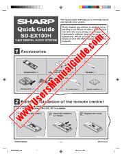 Vezi SD-EX100H pdf Manualul de utilizare, ghid rapid, engleză