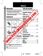 View SD-EX220H pdf Operation Manual, extract of language French