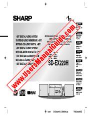 View SD-EX220H pdf Operation Manual, extract of language English