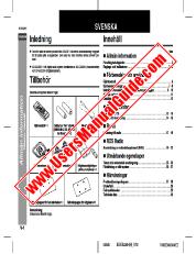 View SD-EX220H pdf Operation Manual, extract of language Swedish