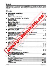 Ver SD-NX10H pdf Manual de operaciones, checo