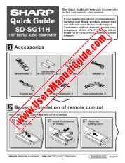 Ver SD-SG11H pdf Manual de operación, guía rápida, inglés