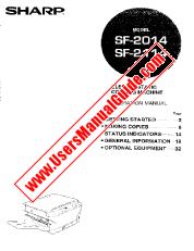 Ansicht SF-2014/2114 pdf Bedienungsanleitung, Englisch