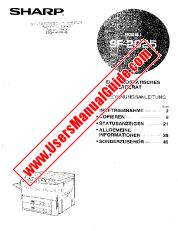 Ver SF-2025 pdf Manual de Operación, Alemán