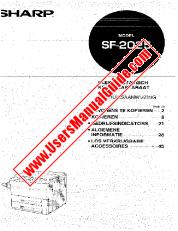 Ver SF-2025 pdf Manual de operación, holandés