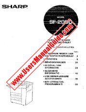 Ver SF-2050 pdf Manual de operación, holandés