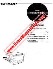 Ver SF-2118 pdf Manual de operación, holandés