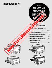Visualizza SF-2120/2020/2216/2118N pdf Manuale operativo, polacco