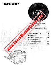 Vezi SF-2120 pdf Manual de utilizare, germană