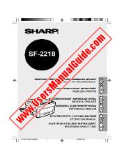 View SF-2218 pdf Operation Manual english german russian hugarian polish czech