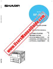 Vezi SF-2530 pdf Manual de engleză