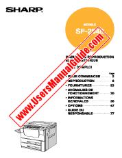Ver SF-2540 pdf Manual de operaciones, francés