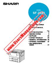 Voir SF-2540 pdf Manuel d'utilisation, anglais