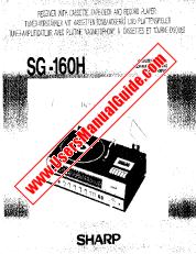 Ver SG-160H pdf Manual de Operación, Inglés, Alemán, Francés