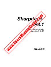 Voir Sharpdesk pdf Manuel d'utilisation, Guide d'installation, Espagnol