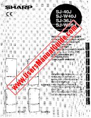 Voir SJ-40/W40J/36J/W36J pdf Manuel d'utilisation, extrait de langue néerlandaise