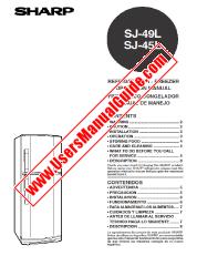 Ansicht SJ-45L/49L pdf Bedienungsanleitung, Englisch Spanisch