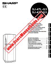 Ver SJ-47/43LG3 pdf Manual de operaciones, extracto de idioma inglés.
