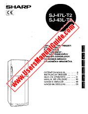 Ver SJ-47/43LT2 pdf Manual de operación, copiadora, húngaro