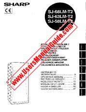 View SJ-68/63/58LM-T2 pdf Operation Manual, extract of language Czech