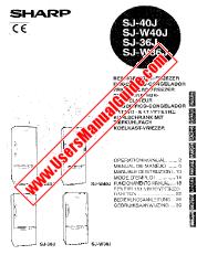 View SJ-40/W40/36/W36J pdf Operation Manual, extract of language German