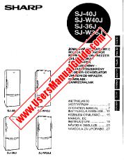 Vezi SJ-W36/40 pdf Manual de utilizare, poloneză