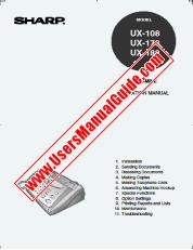 Voir UX-108/178/188 pdf Manuel d'utilisation, anglais