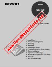 Ver UX-109 pdf Manual de Operación, Alemán
