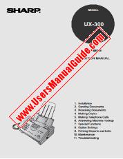 Ver UX-300 pdf Manual de Operación Inglés