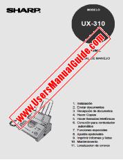 Ansicht UX-310 pdf Bedienungsanleitung, Spanisch
