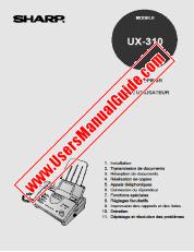 Voir UX-310 pdf Manuel d'utilisation, en français