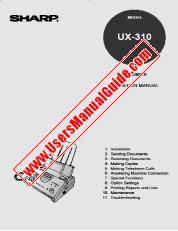 Ver UX-310 pdf Manual de Operación Inglés