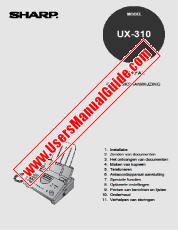 Ansicht UX-310 pdf Bedienungsanleitung, Niederländisch