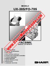 Ver UX-385/FO-785 pdf Manual de operaciones, español