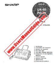 Vezi UX-40/FO-50 pdf Manual de utilizare, italiană