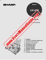 View UX-470 pdf Operation Manual, French