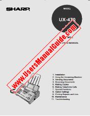 Ver UX-470 pdf Manual de operaciones, sueco