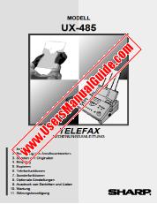 View UX-485 pdf Operation Manual, German