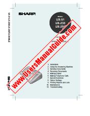 Ver UX-51/238/258 pdf Manual de Operación Inglés